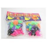 Set of 2 Packs Lisa Frank Halloween Party Favor Frightening Rings