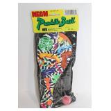 Vintage Neon Paddle Ball Set in Original Packaging