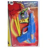 Vintage Flash Gordon and Spy-Guy Toy Dart Gun Sets