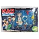 Unopened Mad Scientist Operating Room Toy Set - Bendable Figure & Tools