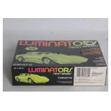 Sealed Luminators Neon Racers Corvette Model Kit