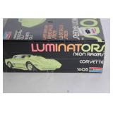 Sealed Luminators Neon Racers Corvette Model Kit
