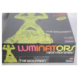 Luminators Neon Monsters The Wolfman Collectible Model Kit