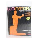 Luminators Neon Monsters Frankenstein Model Kit Sealed