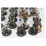 Collection of 50 HeroClix Miniatures with Unique Sci-Fi Designs