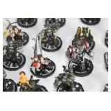 Collection of 50 HeroClix Miniatures with Unique Sci-Fi Designs