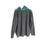 Dimadies Sequin Green and Black Zipper Jacket