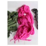 Collection of 4 Fashion Scarves in Varied Patterns