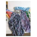 Lot of Assorted Decorative Fabric Scarves