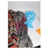 Lot of Assorted Decorative Fabric Scarves