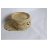 Set of 2 Handcrafted Straw Hats