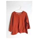 Rust Red Knit Long Sleeve Sweater XL