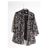 Plus Size Roz & Ali 3X Kimono with Abstract Design