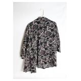 Plus Size Roz & Ali 3X Kimono with Abstract Design