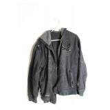 COOGI Black Full-Zip Hoodie with Embroidered Logo, Size XL