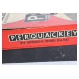 Perquackey Word Game with Original Box and Accessories