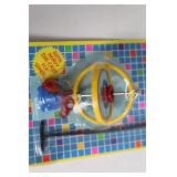 Vintage Toy Gyroscope with Die-Cast Fly Wheel