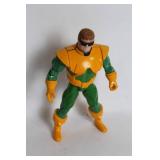 Vintage Action Figure with Green and Orange Armor