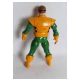 Vintage Action Figure with Green and Orange Armor