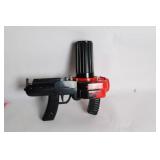 Vintage Toy Light Gun with Flame Design