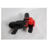 Vintage Toy Light Gun with Flame Design