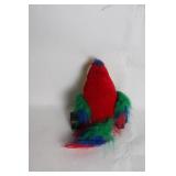 Colorful Talking Parrot Toy on Wooden Base