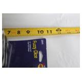 Zebra Print Fuzzy Dice Car Accessories