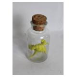 Whimsical Creature in Glass Jar with Cork