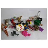 Collection of Assorted Plastic Toy Figures and Accessories