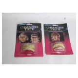 Pair of Character Teeth for Costume Use