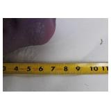 Vintage Purple Troll Figurine with Green Hair