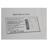 Set of 8 Gag Lotto Ticket Packs - Novelty Gift