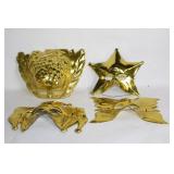 Set of 6 Gold and Silver Themed Masquerade Masks