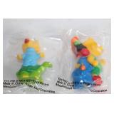 Set of 10 Burger King The Simpsons Collectible Toys