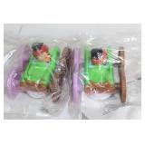 Set of 7 Vintage Wind-Up Toy Cars in Original Packaging