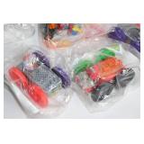 Set of 7 Vintage Wind-Up Toy Cars in Original Packaging