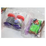 Set of 7 Vintage Wind-Up Toy Cars in Original Packaging