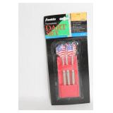 Franklin Tournament Dart Set with American Flag Flights
