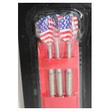 Franklin Tournament Dart Set with American Flag Flights