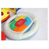 Collection of Vintage Plastic Toy Cars and Playsets