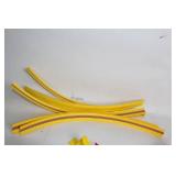 Collection of Die-Cast Cars with Track Set