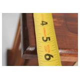 Vintage Wooden Baby Zoo Chamber Accessory Holder