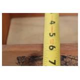 Wooden Handcrafted Tool Caddy with Nature Engraving