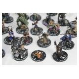 Collection of 25 HeroClix Miniatures and Naken