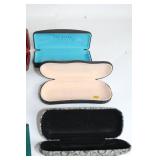 Collection of 9 Eyeglass Cases Including Nine West, Anne Klein, and Ted Baker