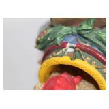 Pirate Bear Cannon Figurine with Treasure Chest Design