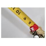 Pirate Bear Cannon Figurine with Treasure Chest Design