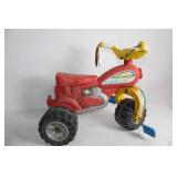 Kids StarFlash Tricycle with Pedals and Handlebar Tassels