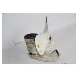 Vintage Outboard Motor Parts Set with Rustic Wrench