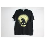 Gildan Heavy Cotton T-Shirt with Halloween Design, Size L